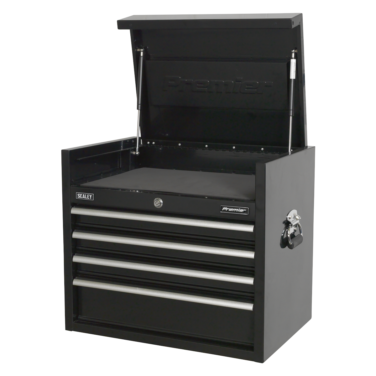 Premier™ Heavy-Duty Topchest 4 Drawer 660mm - Black