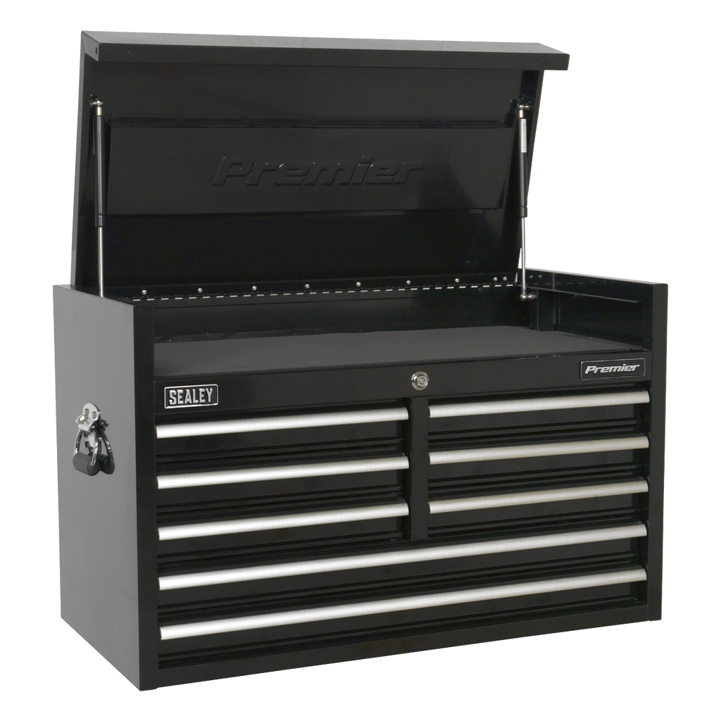 Premier™ Heavy-Duty Topchest 915mm 8 Drawer - Black