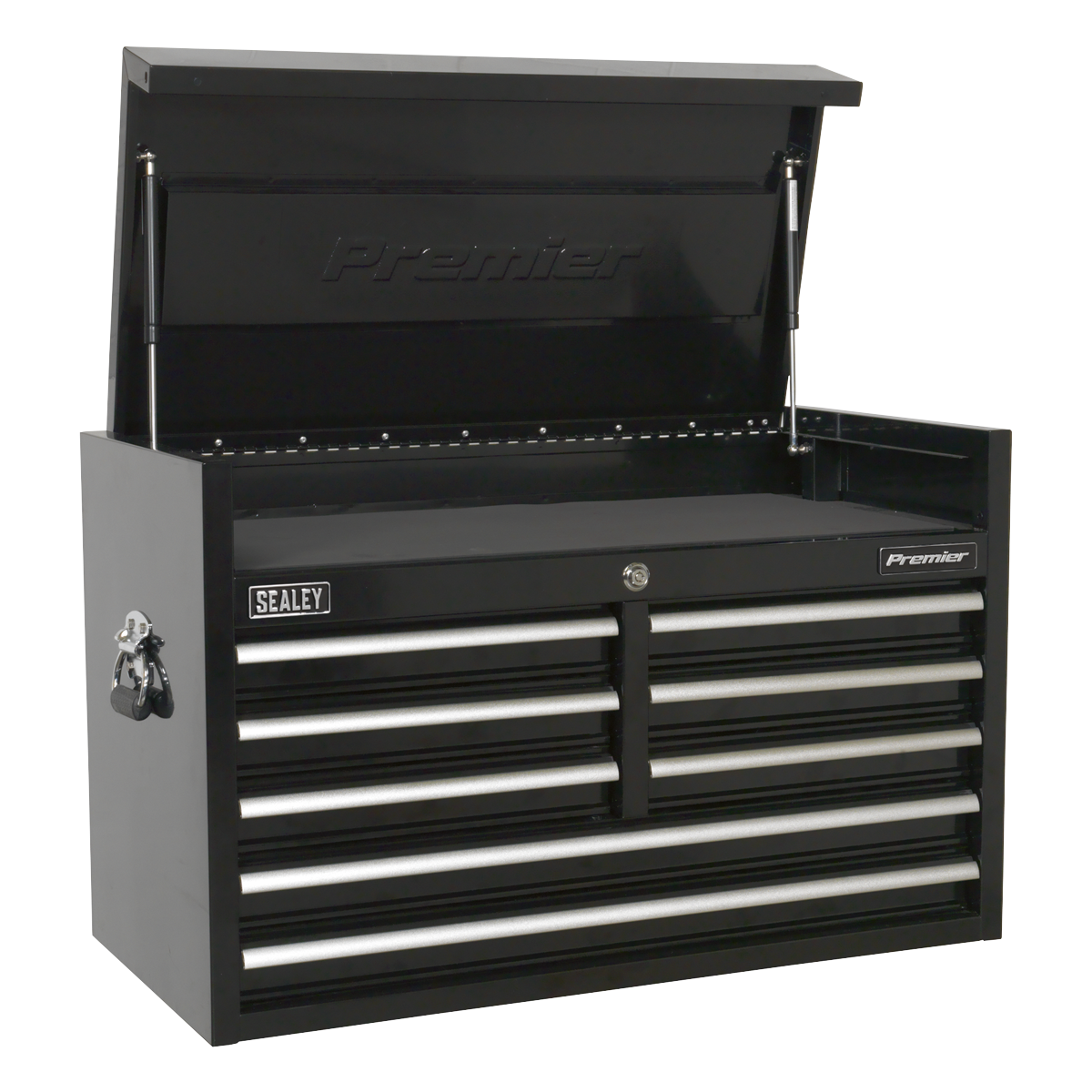Premier™ Heavy-Duty Topchest 915mm 8 Drawer - Black