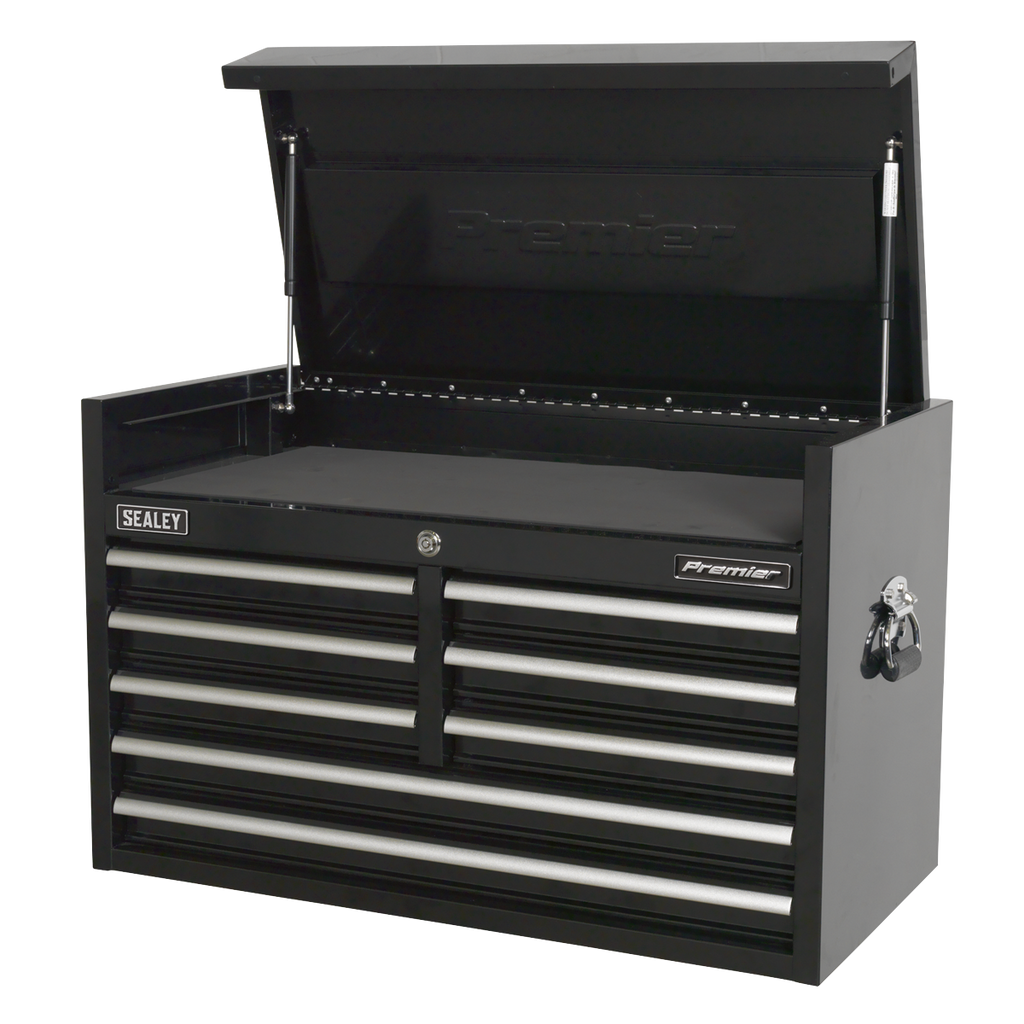 Premier™ Heavy-Duty Topchest 915mm 8 Drawer - Black