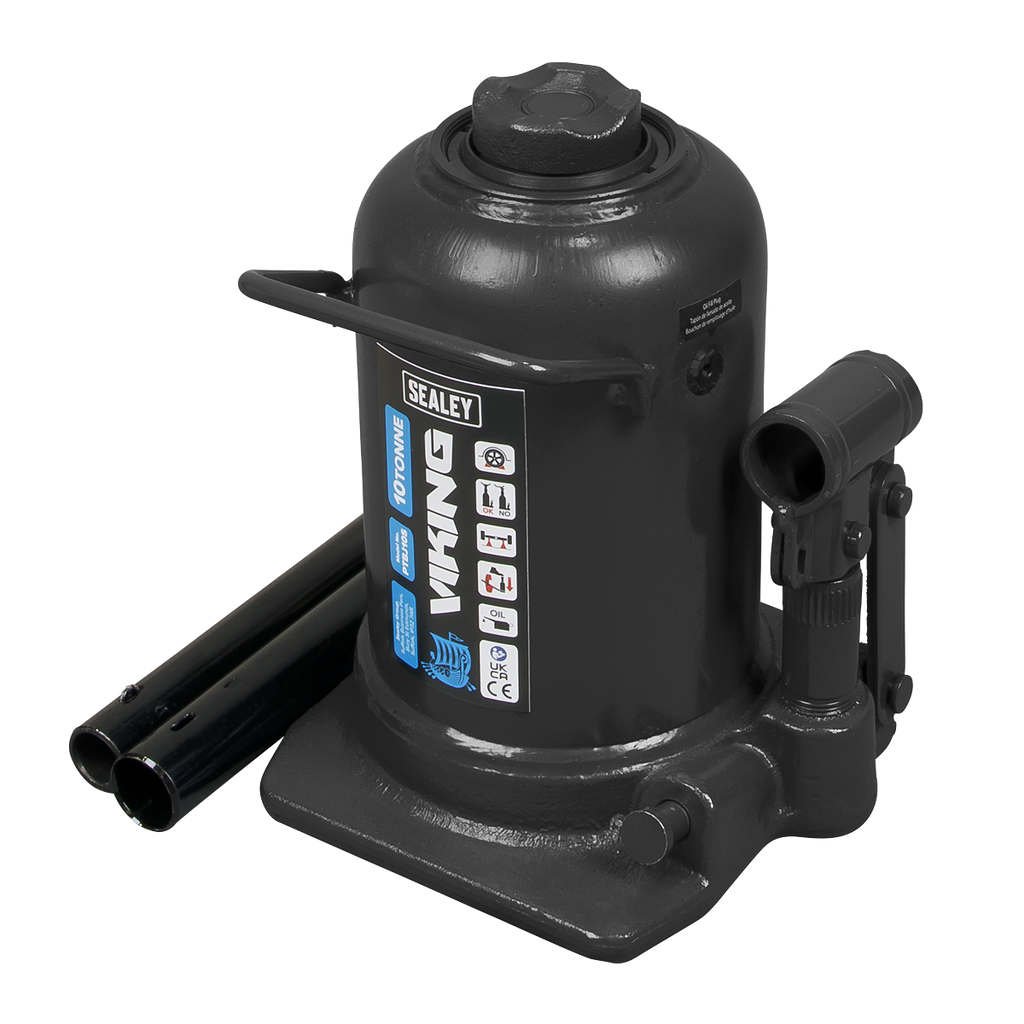 Viking Telescopic Bottle Jack, 10 Tonne (PTBJ10S)