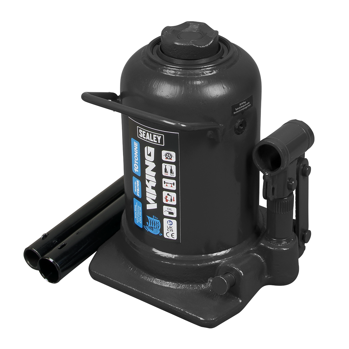 Viking Telescopic Bottle Jack, 10 Tonne (PTBJ10S)