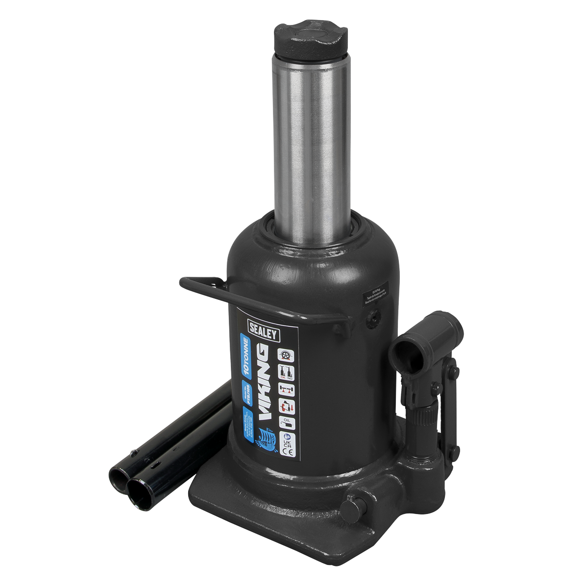 Viking Telescopic Bottle Jack, 10 Tonne (PTBJ10S)