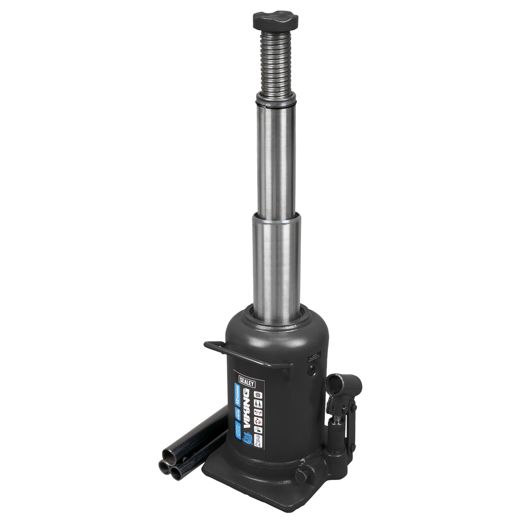 Viking Telescopic Bottle Jack, 12 Tonne (PTBJ12S)