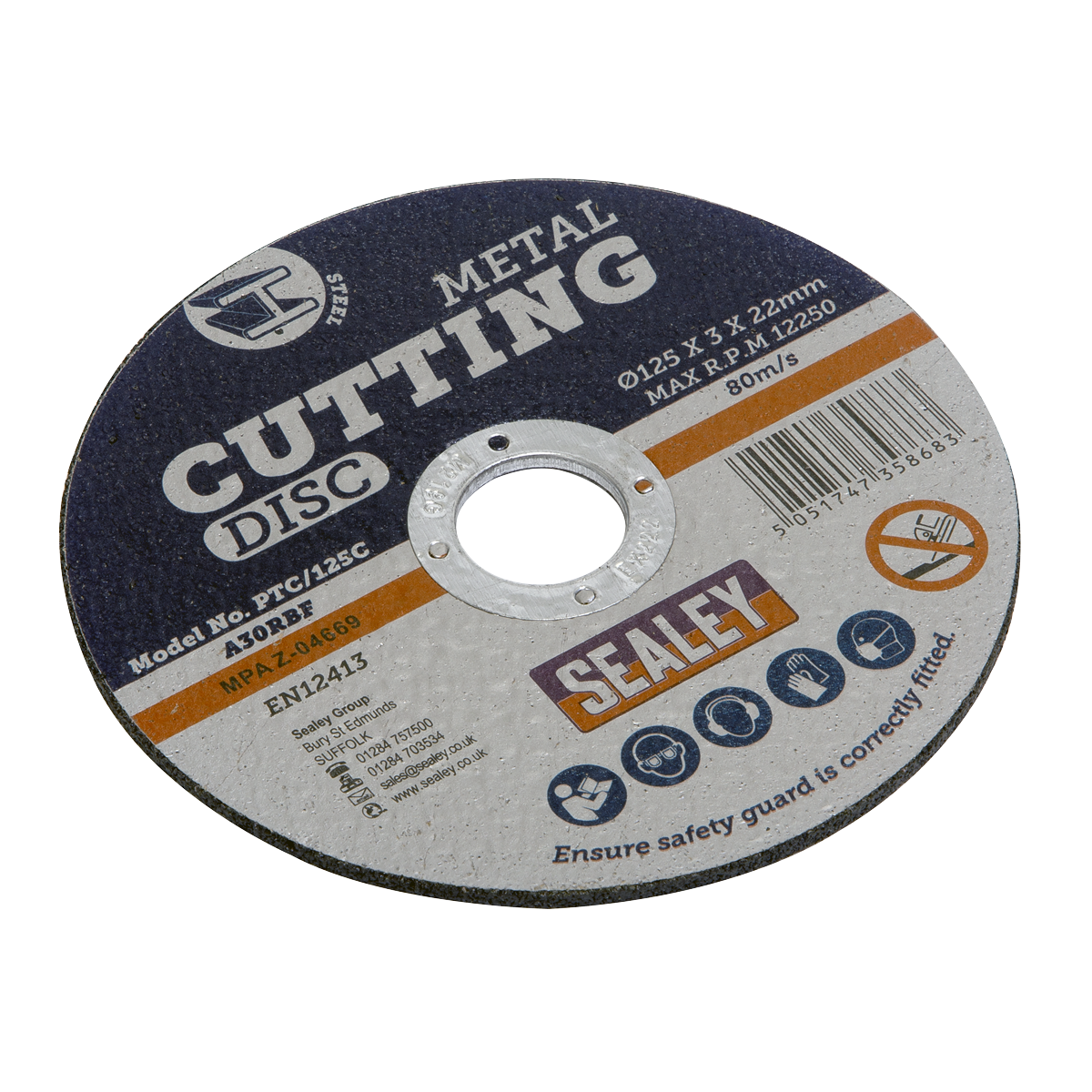 125 x 3mm Cutting Disc 22mm Bore
