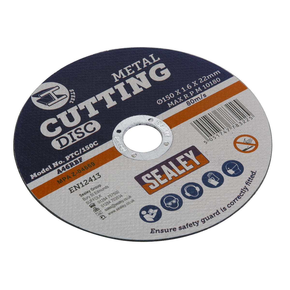 150 x 1.6mm Cutting Disc 22mm Bore