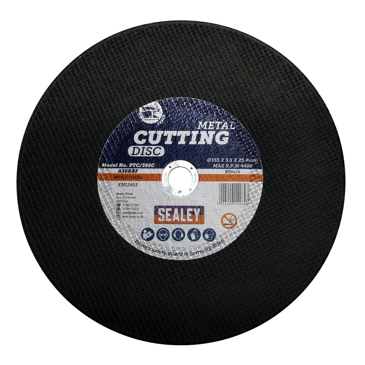 355 x 3mm Cutting Disc 25.4mm Bore