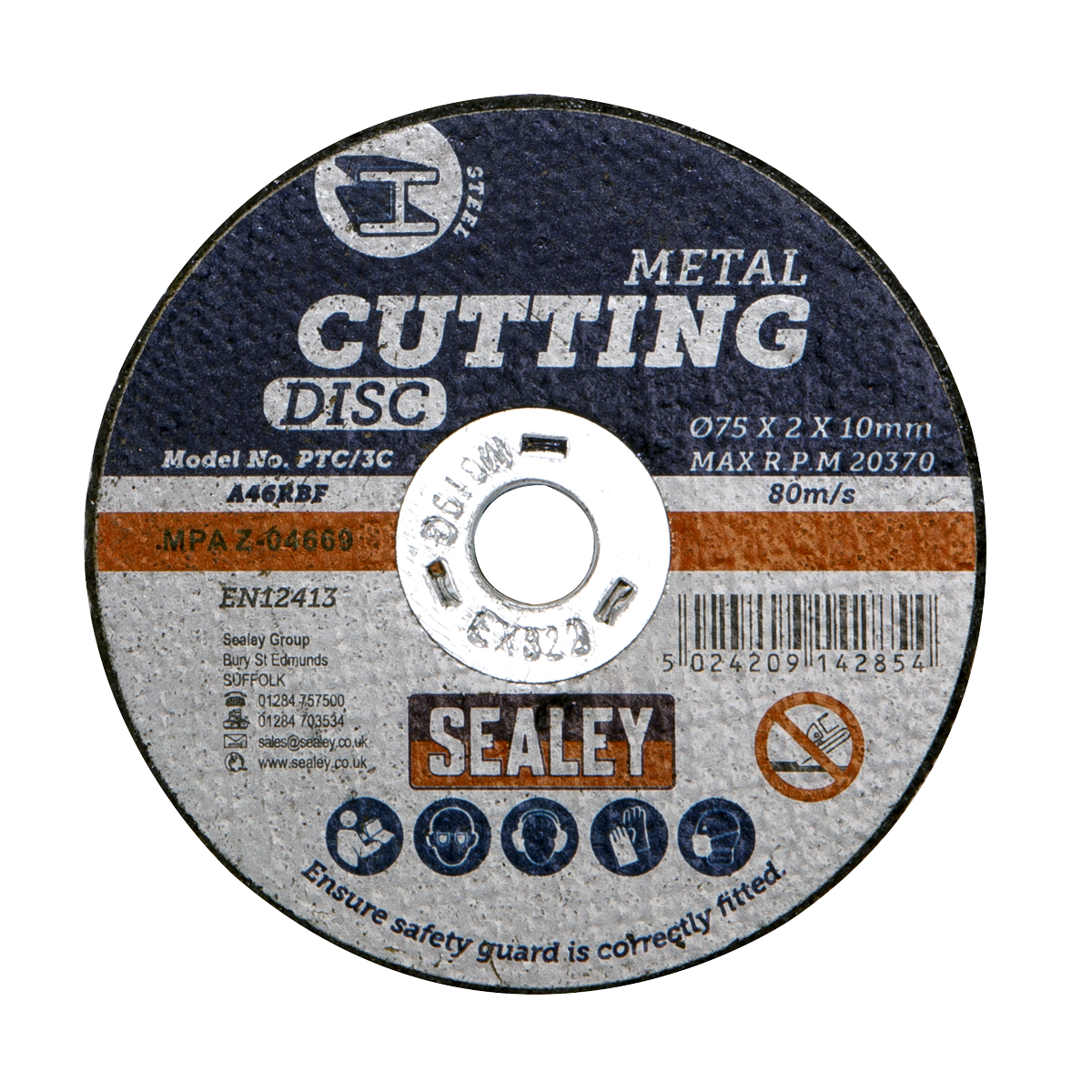 75 x 2mm Cutting Disc 10mm Bore - Pack of 5