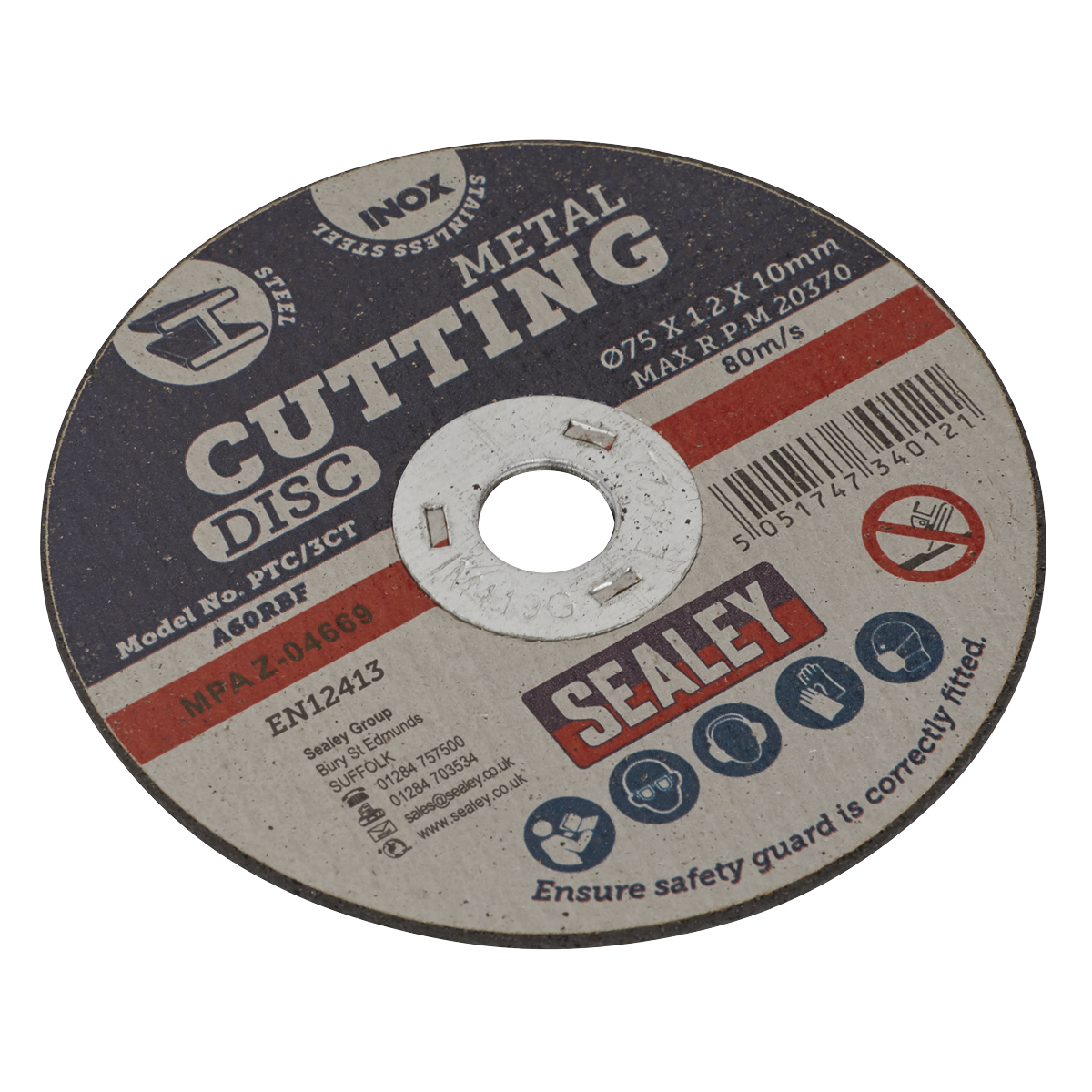 75 x 1.2mm Cutting Disc 10mm Bore