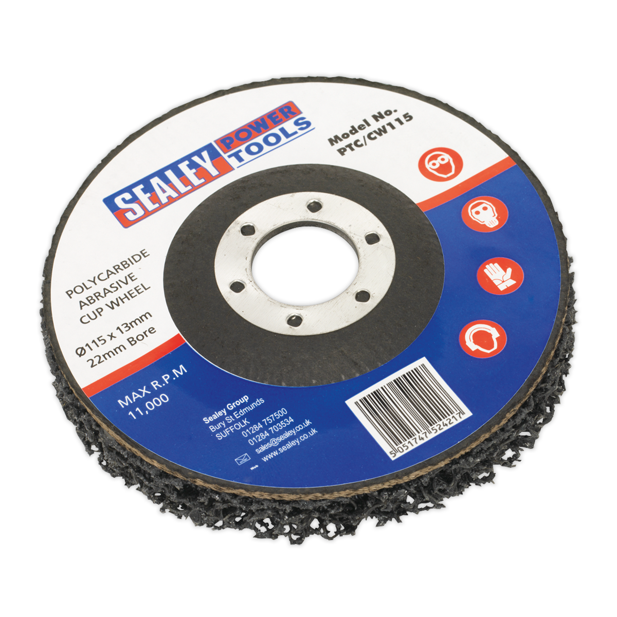 Polycarbide Cup Wheel 115 x 13 x 22mm