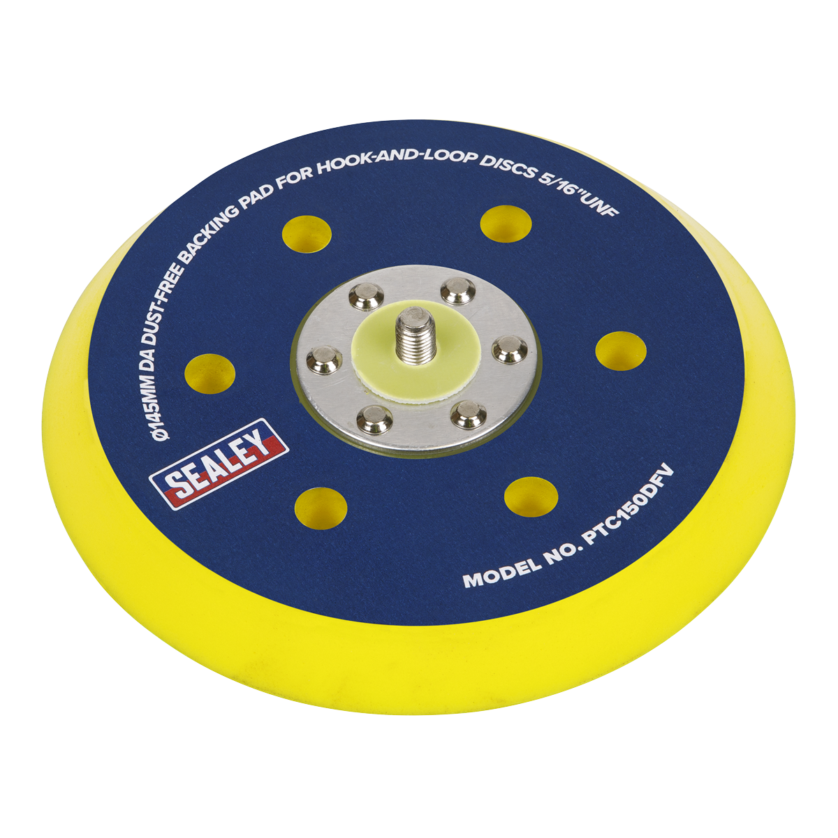 145mm DA Dust-Free Backing Pad for Hook-and-Loop Discs 5/16"UNF