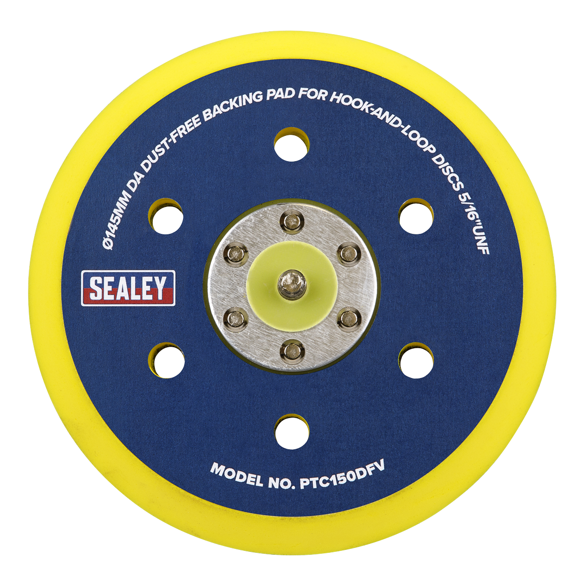 145mm DA Dust-Free Backing Pad for Hook-and-Loop Discs 5/16"UNF