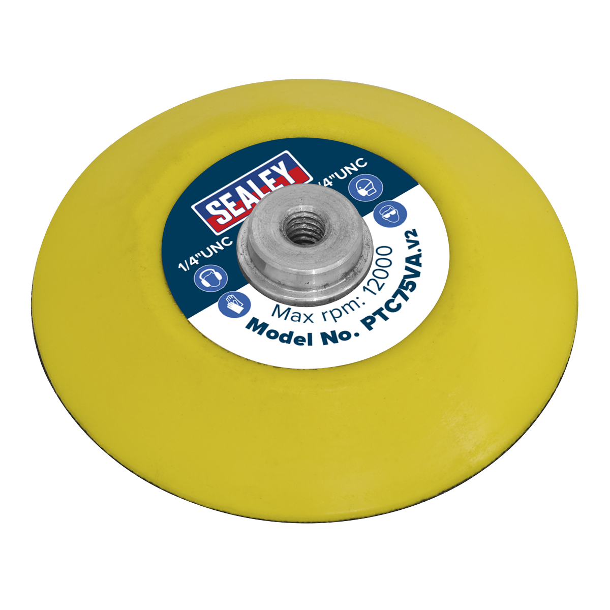71mm Hook-and-Loop Backing Pad 1/4"UNC