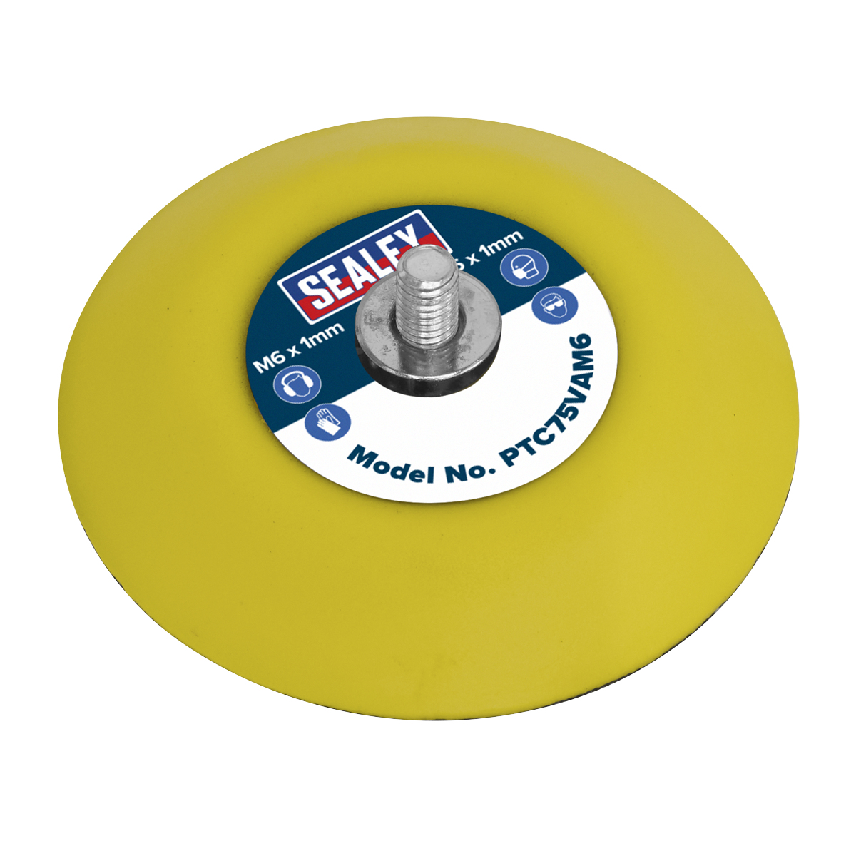 71mm Hook-and-Loop Backing Pad M6 x 1mm