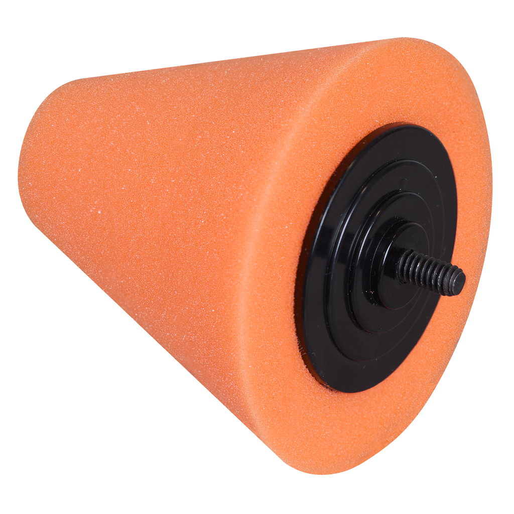 Buffing & Polishing Foam Cone - Orange/Firm