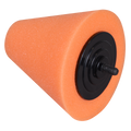 Buffing & Polishing Foam Cone - Orange/Firm