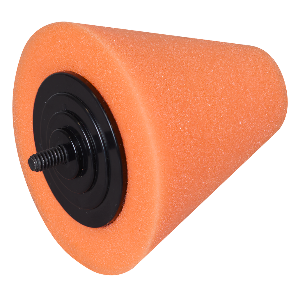 Buffing & Polishing Foam Cone - Orange/Firm