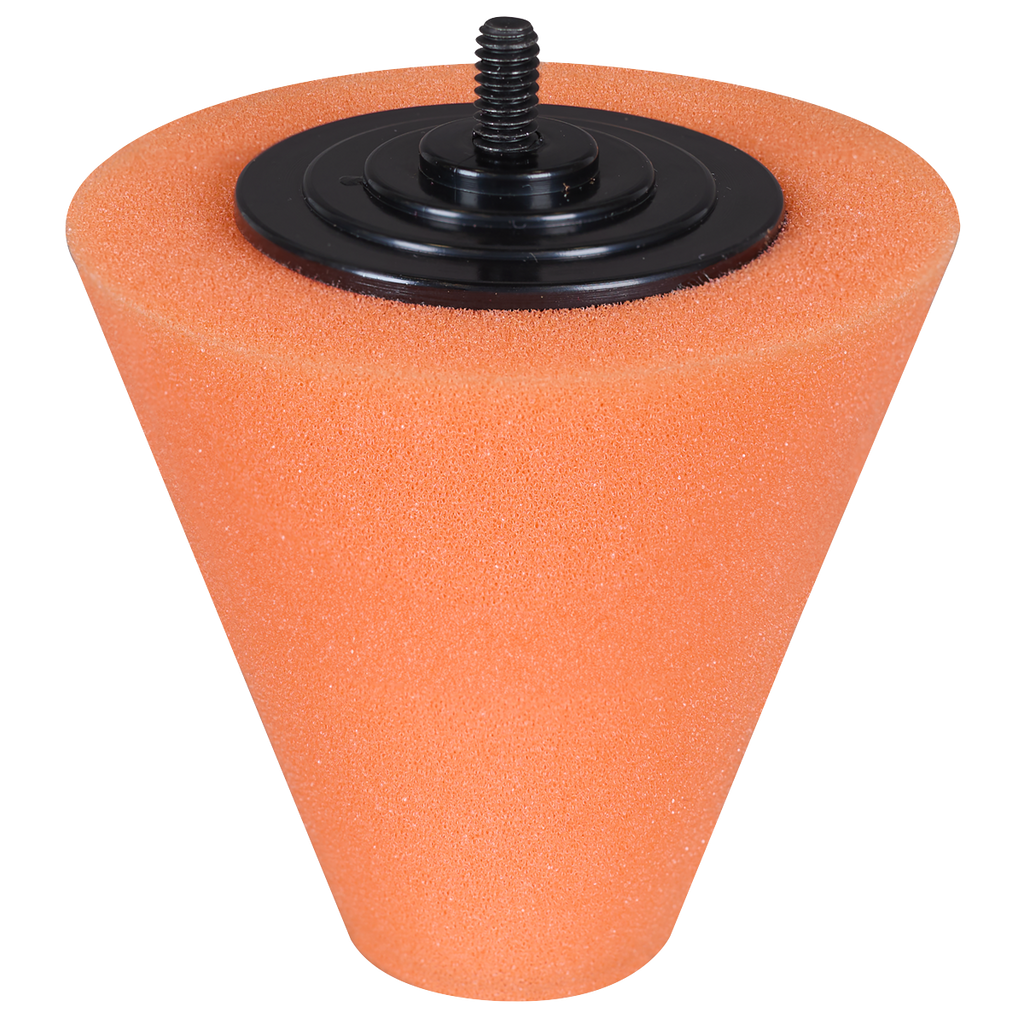 Buffing & Polishing Foam Cone - Orange/Firm