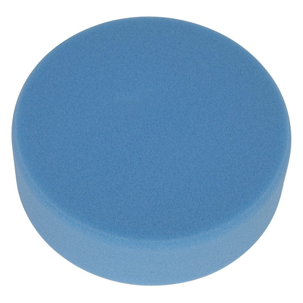 Hook-and-Loop Buffing & Polishing Foam Head 150 x 50mm - Blu