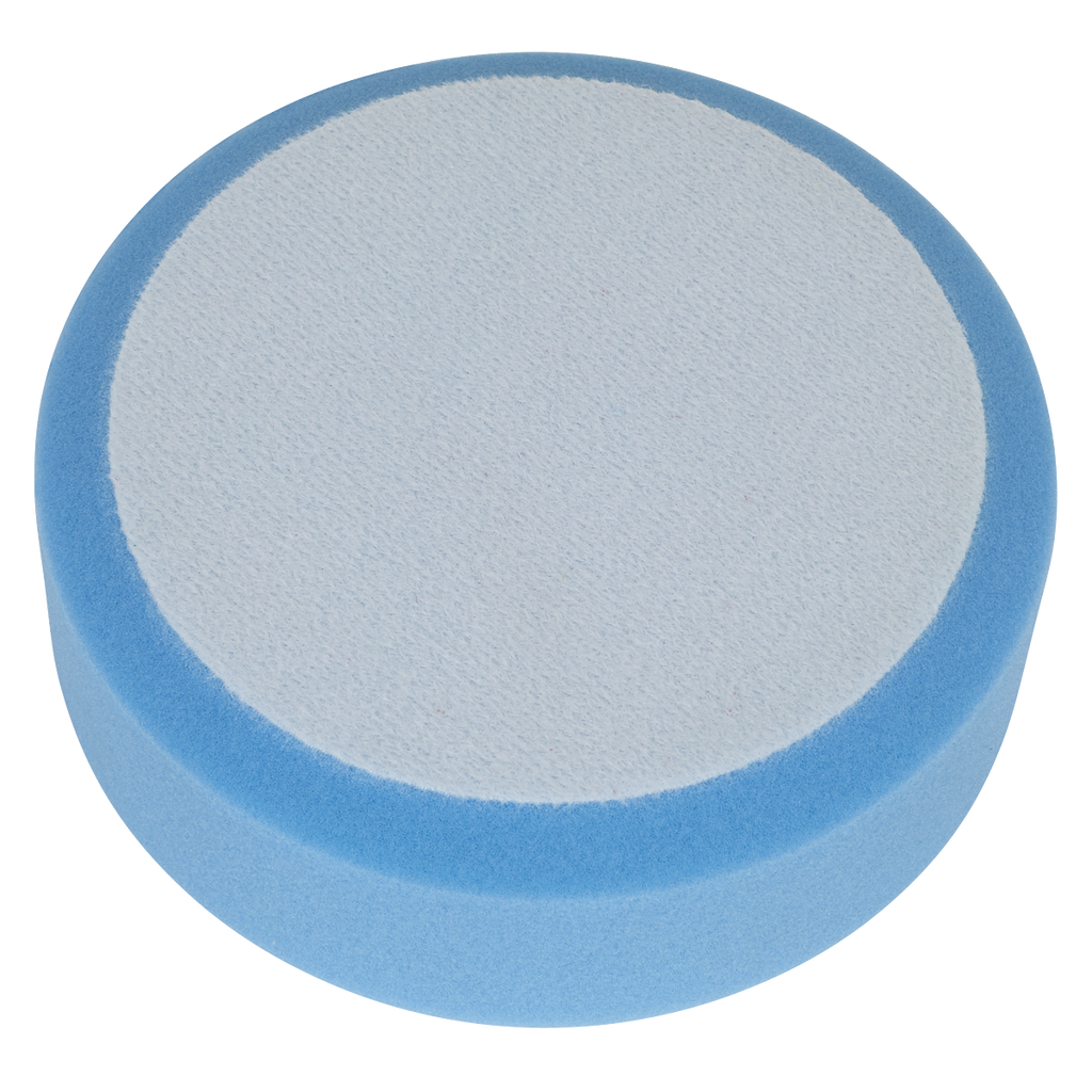 Hook-and-Loop Buffing & Polishing Foam Head 150 x 50mm - Blu