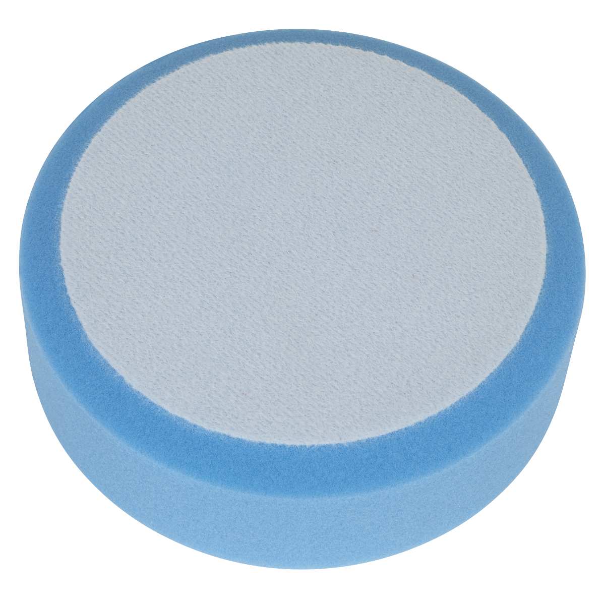 Hook-and-Loop Buffing & Polishing Foam Head 150 x 50mm - Blu