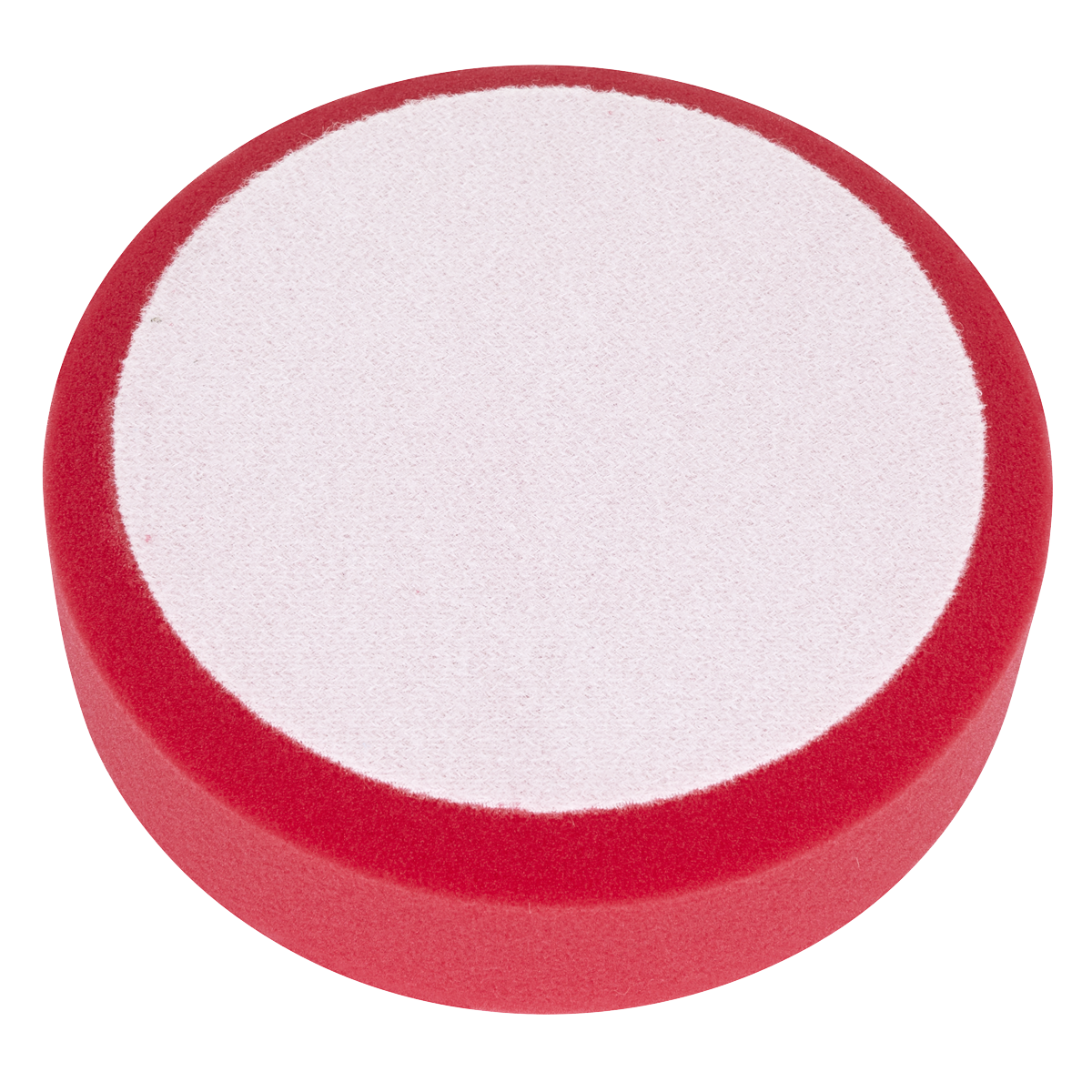 Hook-and-Loop Buffing & Polishing Foam Head 150 x 50mm - Red