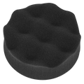 Hook-and-Loop Buffing & Polishing Foam Head 80 x 25mm - Blac