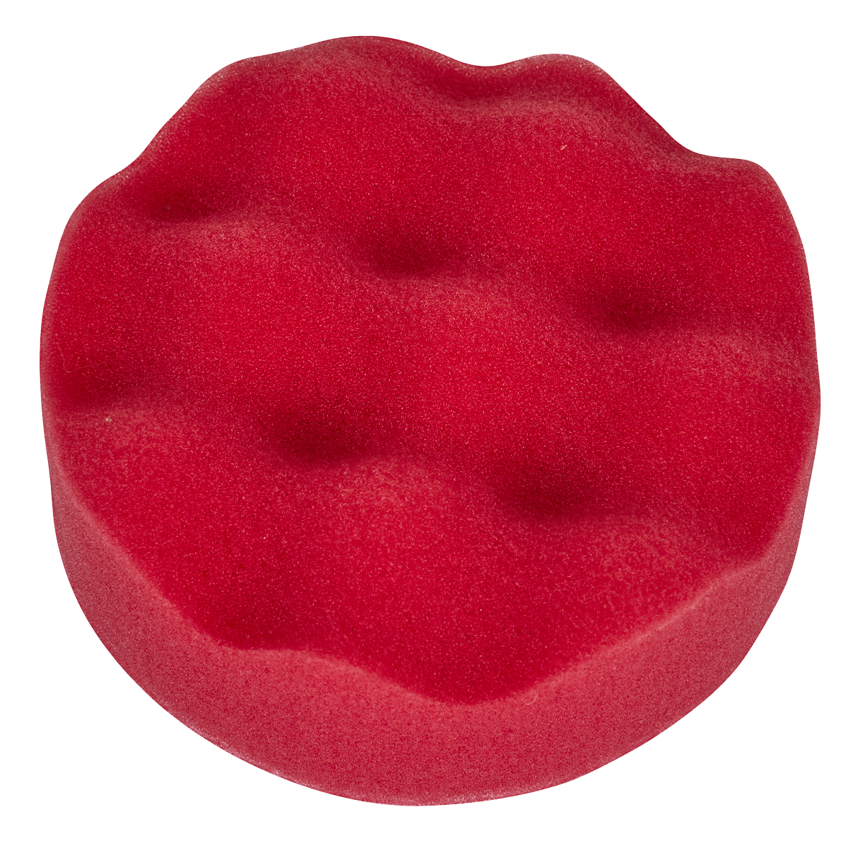 Hook-and-Loop Buffing & Polishing Foam Head 80 x 25mm - Red/