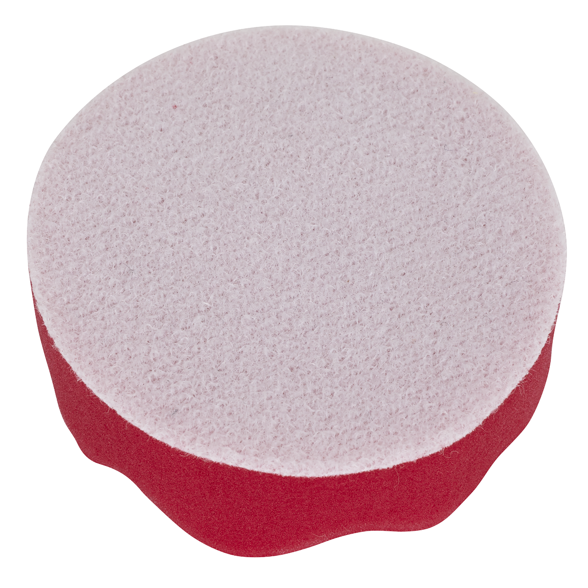 Hook-and-Loop Buffing & Polishing Foam Head 80 x 25mm - Red/