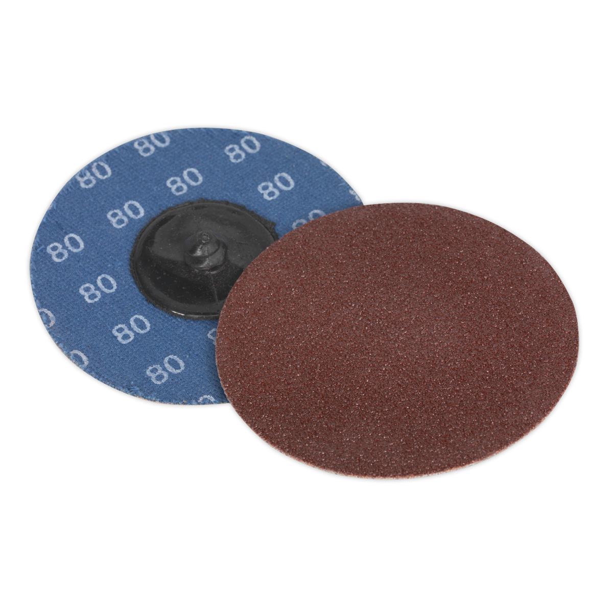 75mm Quick Change Sanding Disc 80Grit - Pack of 10