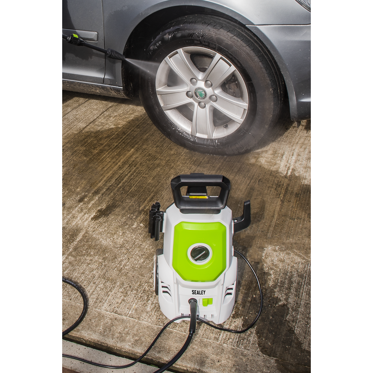 Pressure Washer with Snow Foam Combo, 100bar, 1200W (PW1610COMBO)