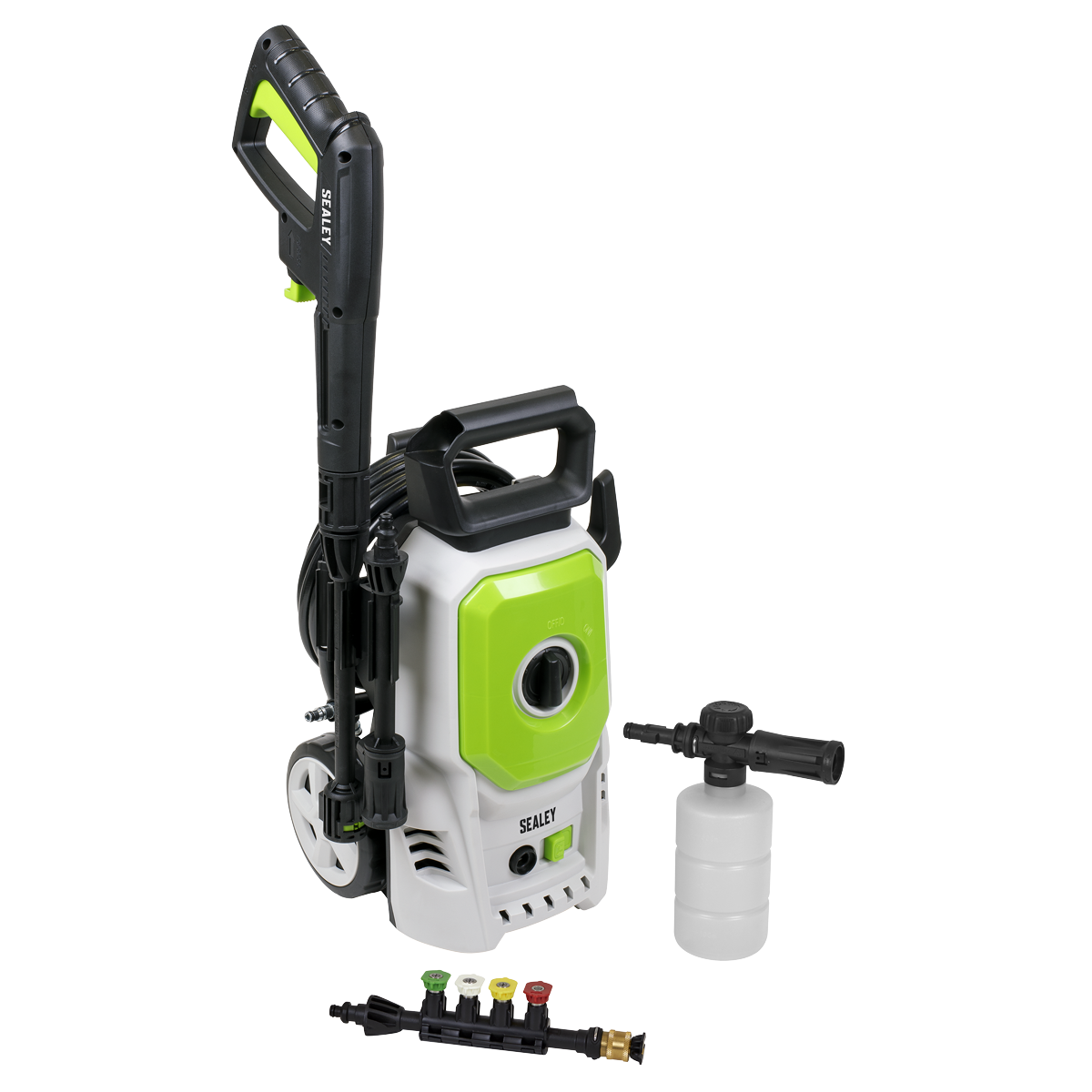 Pressure Washer with Snow Foam Combo, 100bar, 1200W (PW1610COMBO)