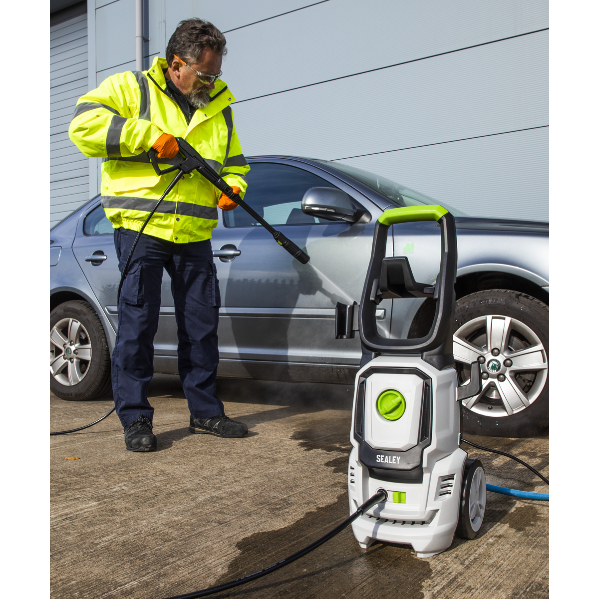 Pressure Washer with Snow Foam Combo, 130bar, 1600W (PW1860COMBO)