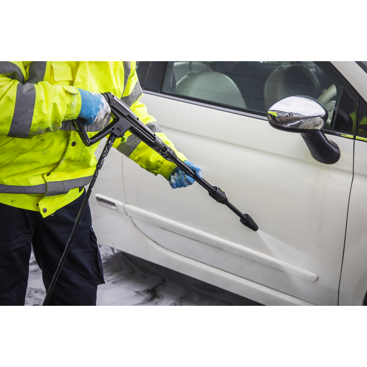Pressure Washer with Snow Foam Combo, 130bar, 1600W (PW1860COMBO)