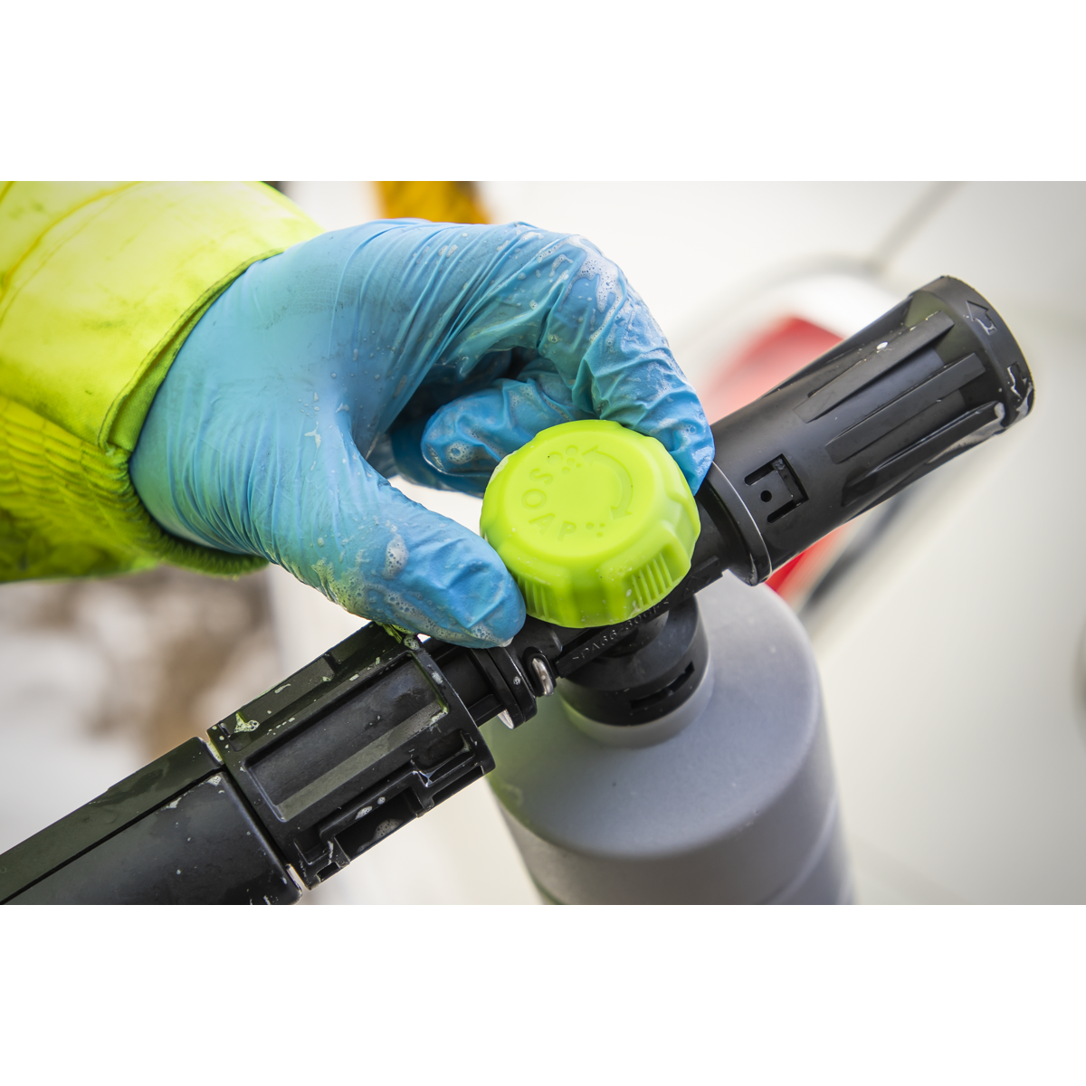 Pressure Washer with Snow Foam Combo, 130bar, 1600W (PW1860COMBO)