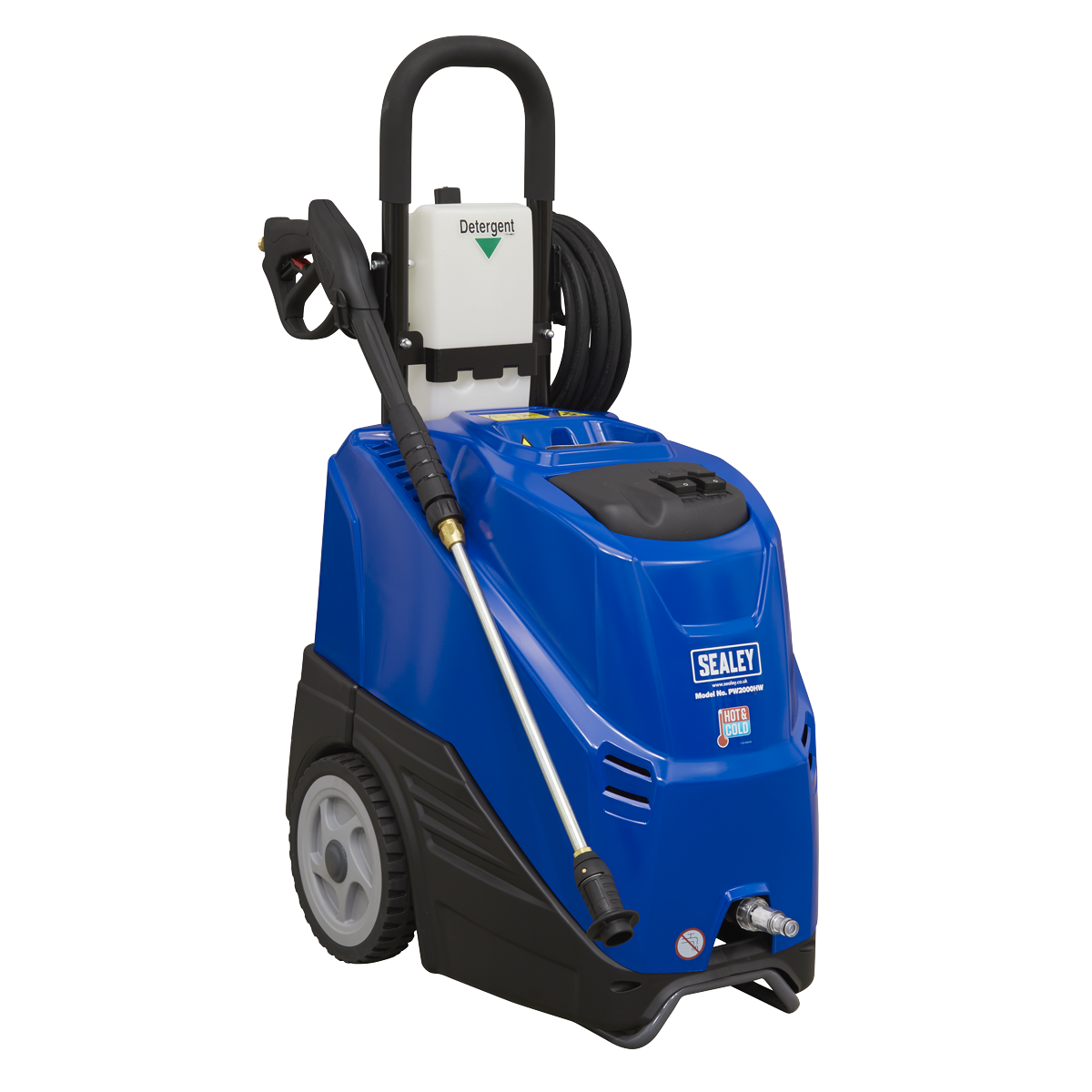 Hot/Cold Water Pressure Washer 135bar 2300W/230V