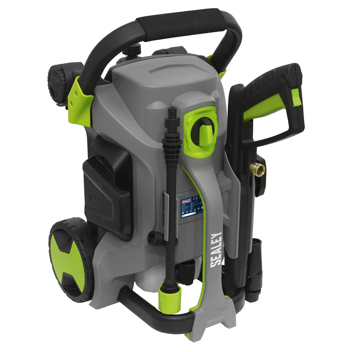 Pull-Along Pressure Washer with TSS, 140bar, 1800W (PW2000PA)