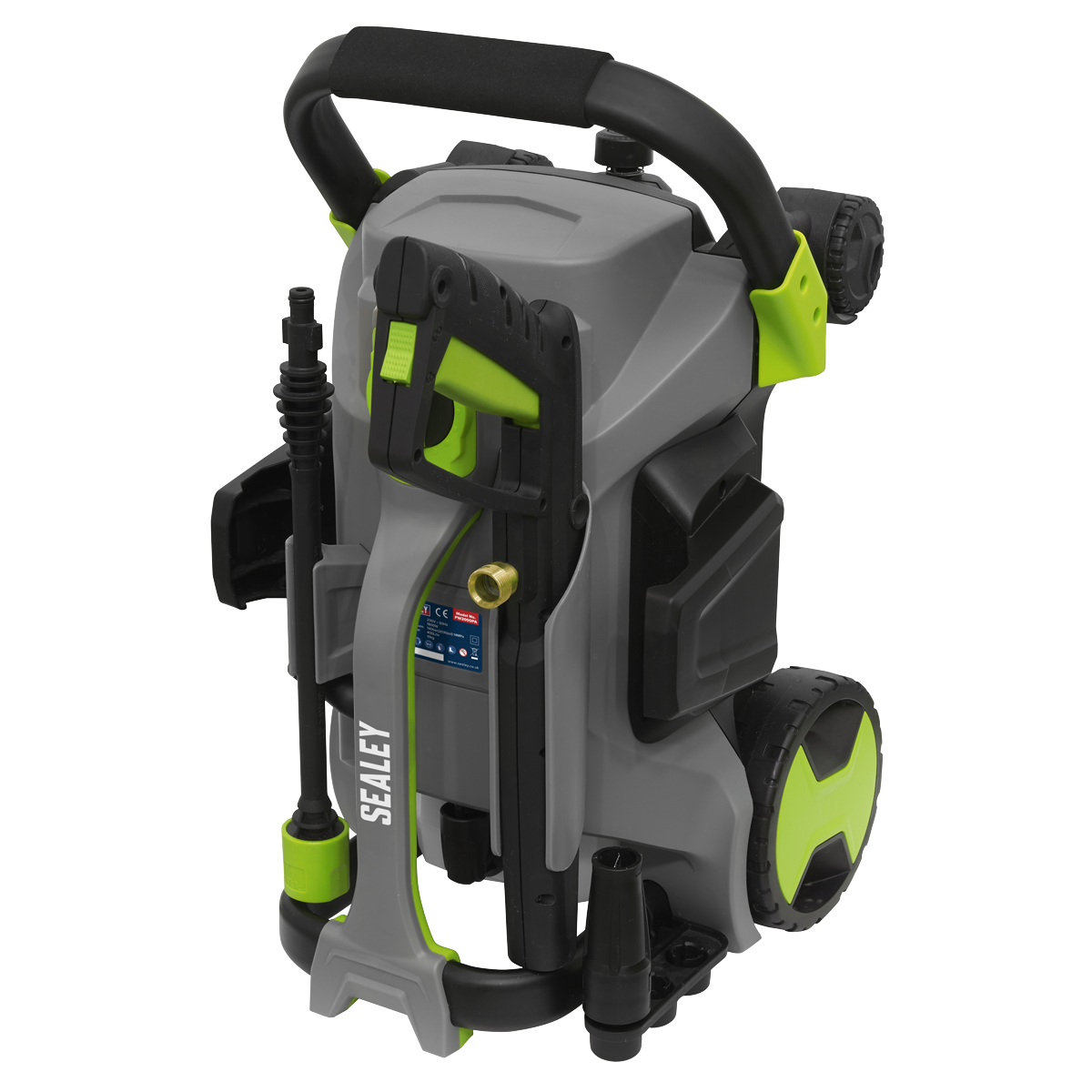 Pull-Along Pressure Washer with TSS, 140bar, 1800W (PW2000PA)