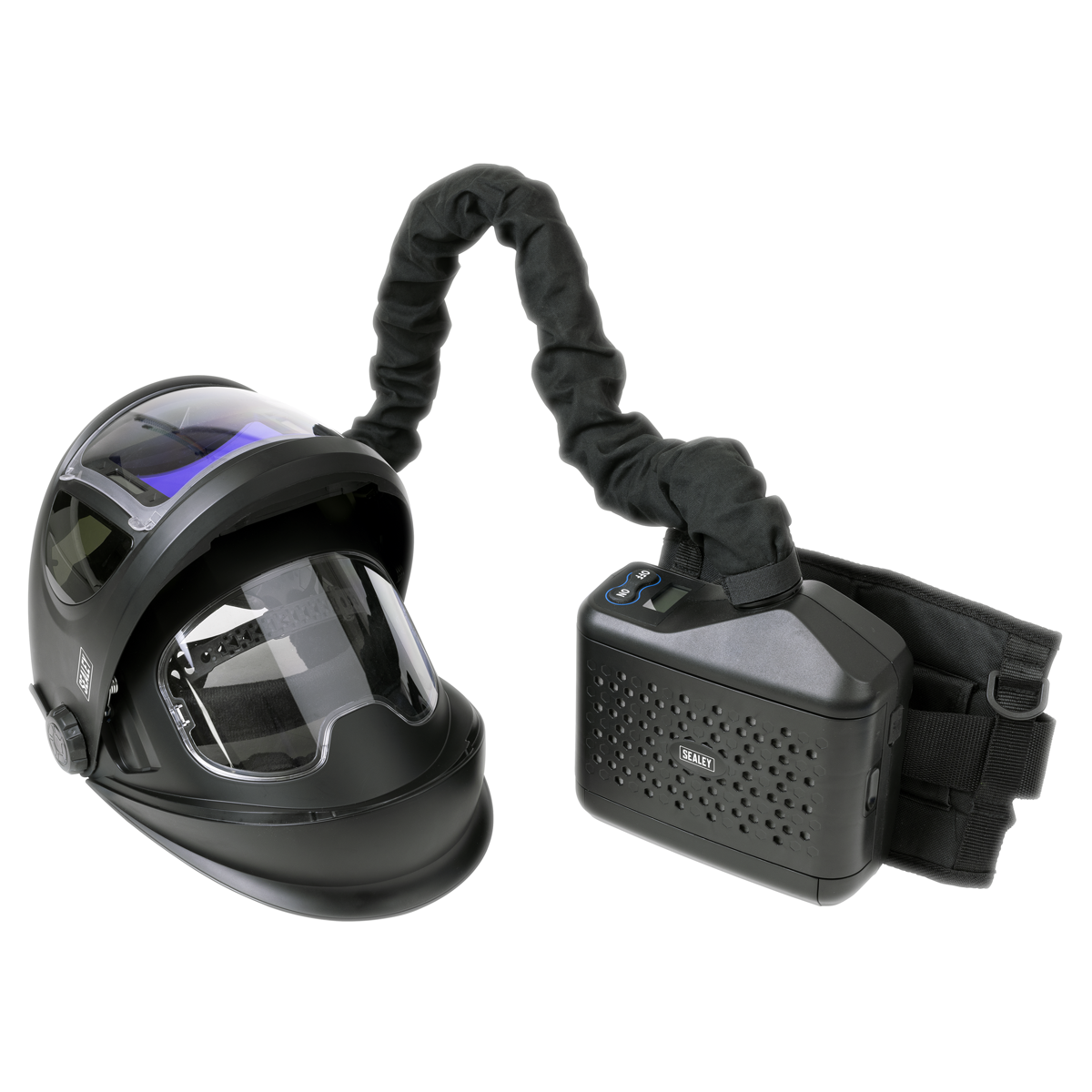 Auto Darkening Welding Helmet with TH3 Powered Air Purifying Respirator (PWH618)