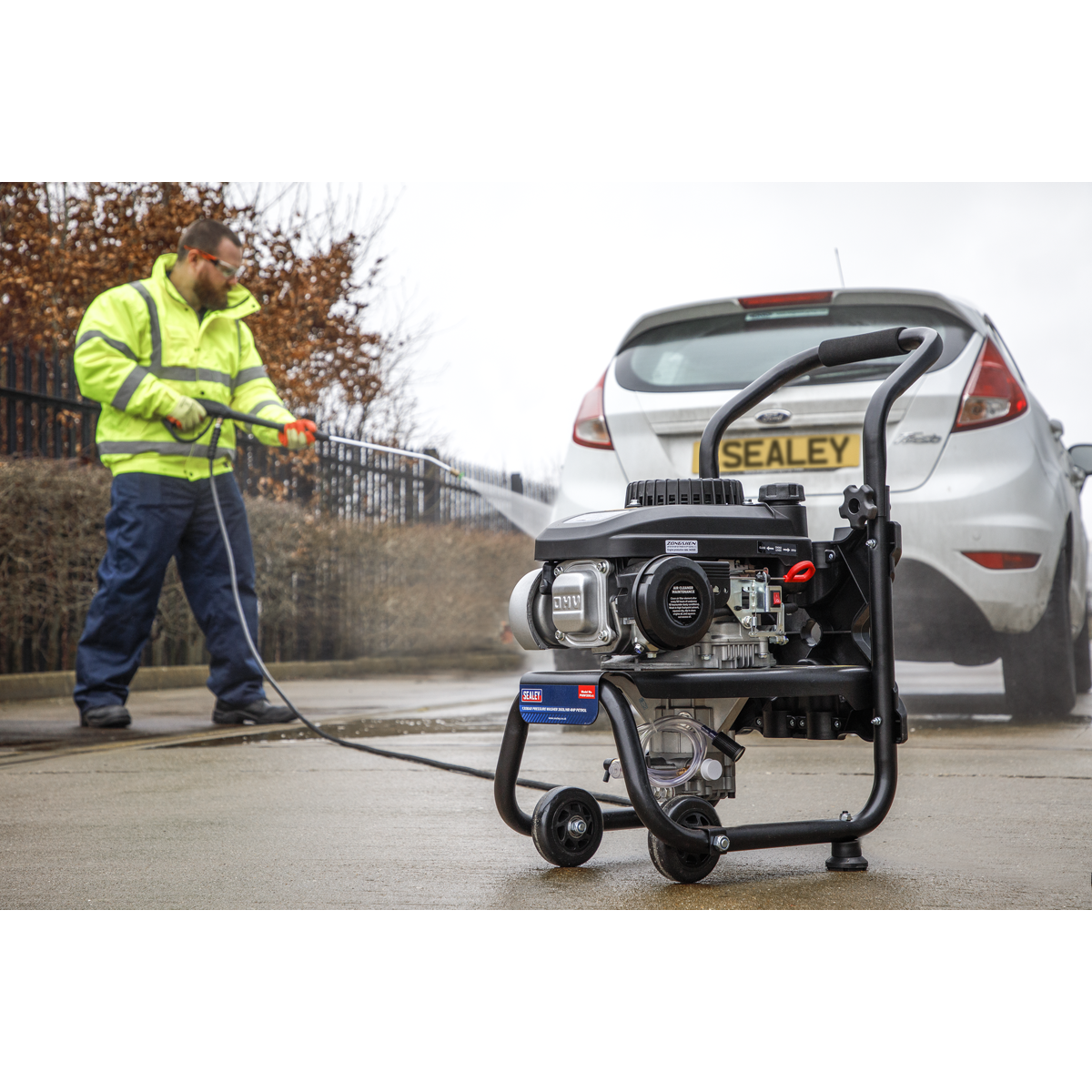 Pressure Washer 150bar 576L/hr 4hp - Petrol