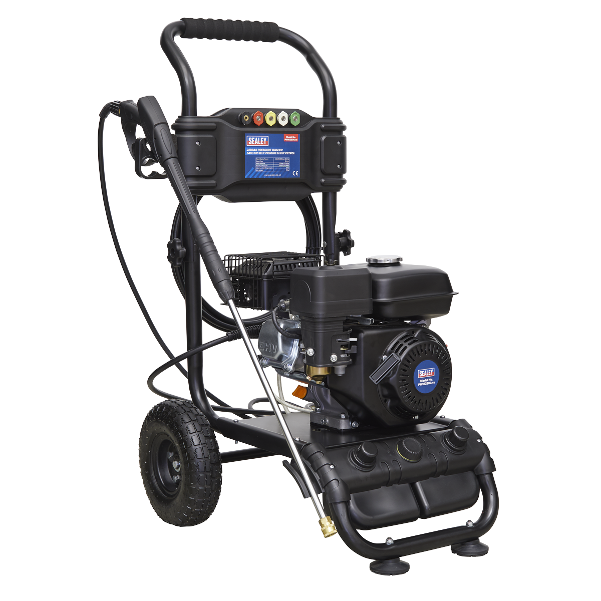 Pressure Washer 220bar 636L/hr 6.5hp - Petrol