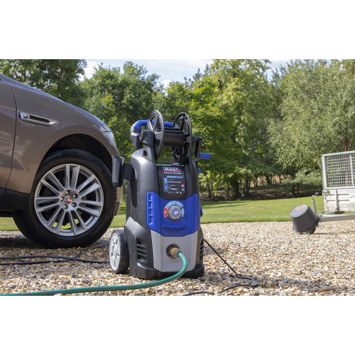 Twin Pump Pressure Washer with TSS & Rotablast® Nozzle 150bar 2500W/230V