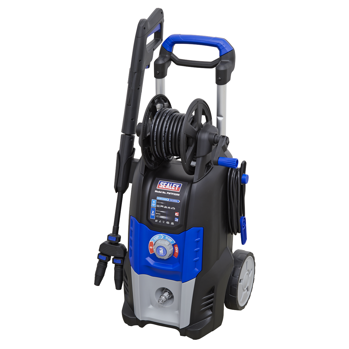 Twin Pump Pressure Washer with TSS & Rotablast® Nozzle 150bar 2500W/230V