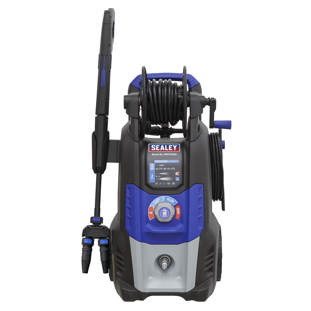 Twin Pump Pressure Washer with TSS & Rotablast® Nozzle 150bar 2500W/230V