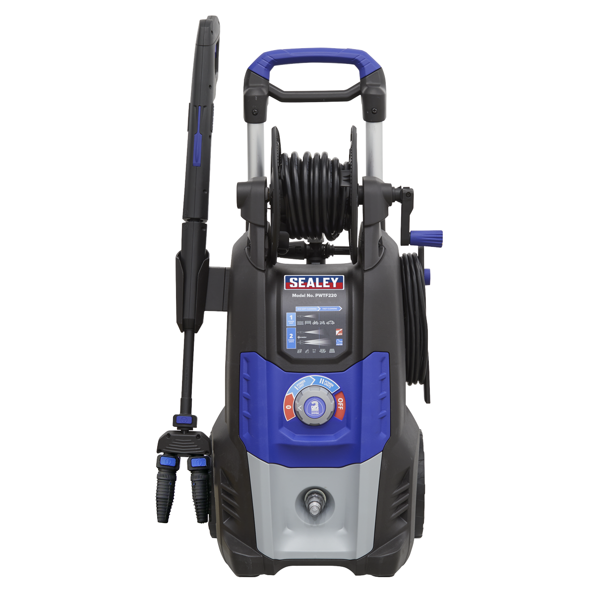 Twin Pump Pressure Washer with TSS & Rotablast® Nozzle 150bar 2500W/230V