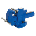 Quick Action Cast Iron Vice with Swivel Base 150mm