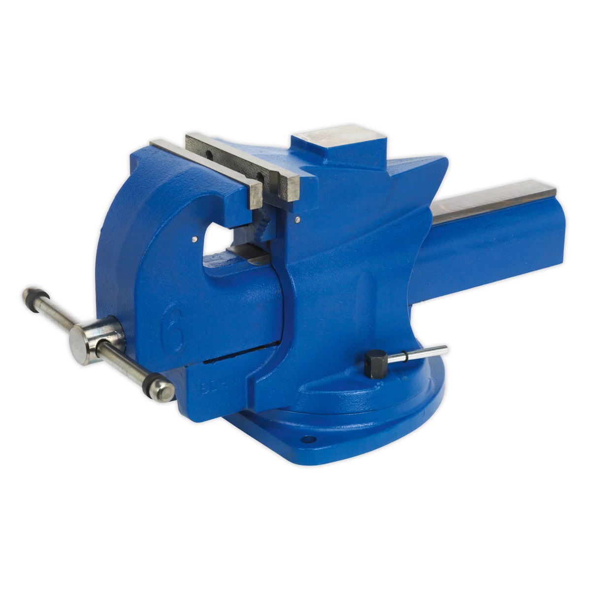Quick Action Cast Iron Vice with Swivel Base 150mm