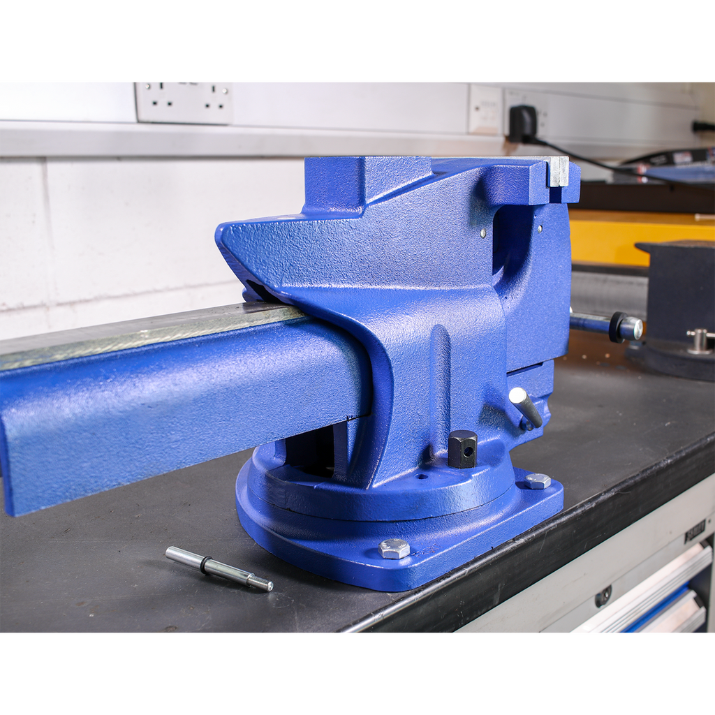 Quick Action Cast Iron Vice with Swivel Base 150mm