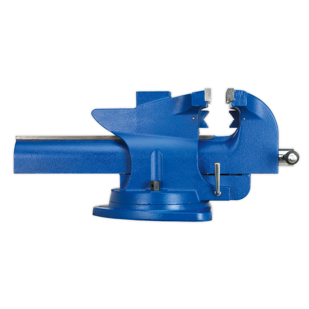 Quick Action Cast Iron Vice with Swivel Base 200mm