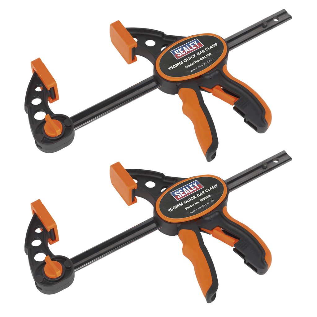 Quick Bar Clamp Set 150mm 2pc